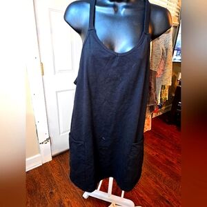 Athletic dress black, with pockets